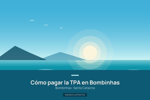 Ilustración que representa Cómo pagar la TPA en Bombinhas. Fotografía real pendiente.