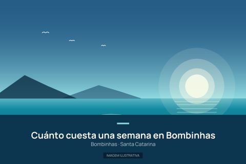 Ilustración que representa Cuánto cuesta una semana en Bombinhas. Fotografía real pendiente.